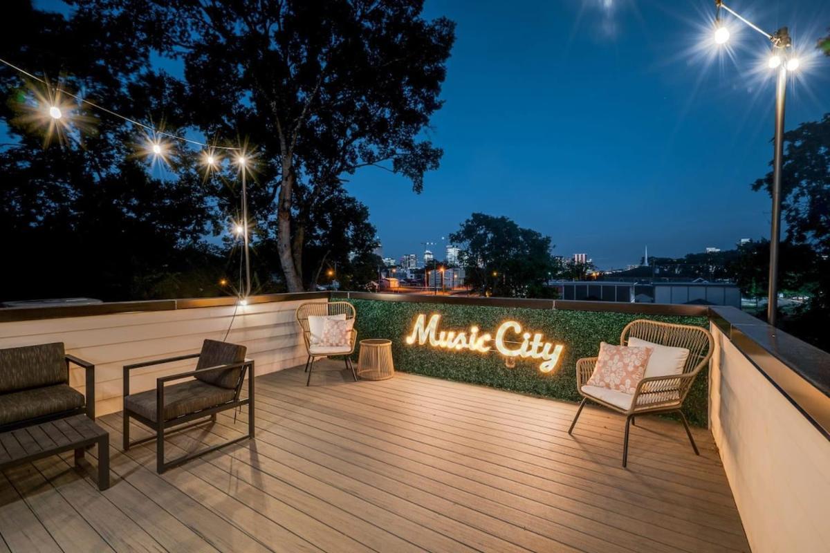 Luxe Close To Dt Rooftop Views Free Parking Villa Nashville Exterior foto