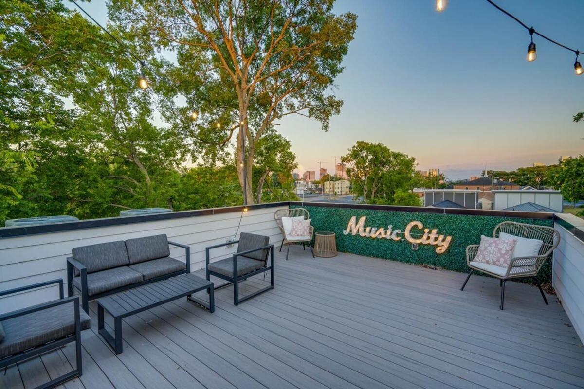 Luxe Close To Dt Rooftop Views Free Parking Villa Nashville Exterior foto